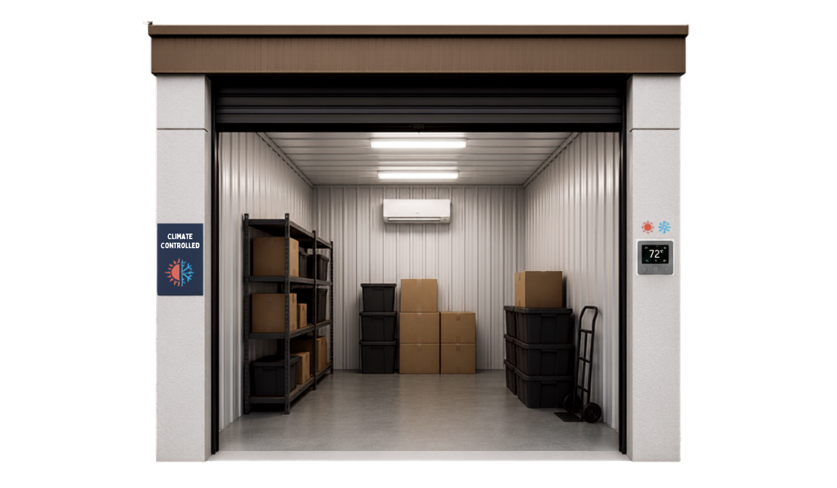 climate-controlled storage